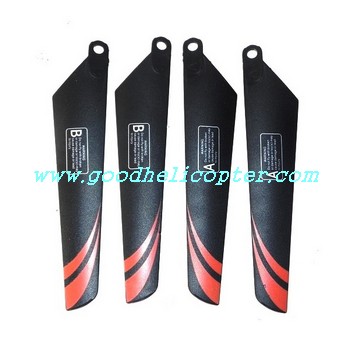 fq777-408 helicopter parts main blades (red-black color)